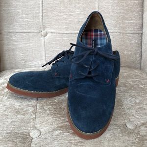 Tommy Hilfiger Blue Suede Shoes